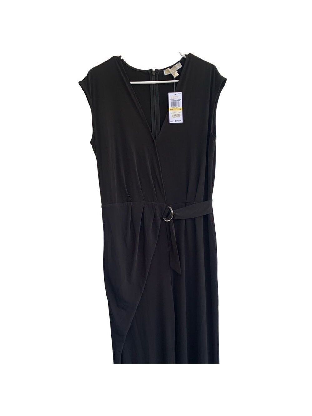 Micheal Kors black jumpsuit with belt. Sleeveless size M